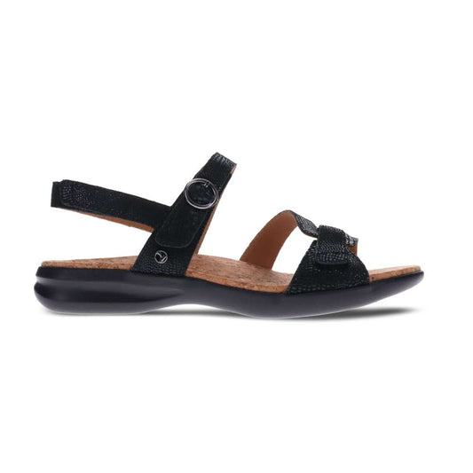 Tulum Adjustable Sandal - Black Lizard