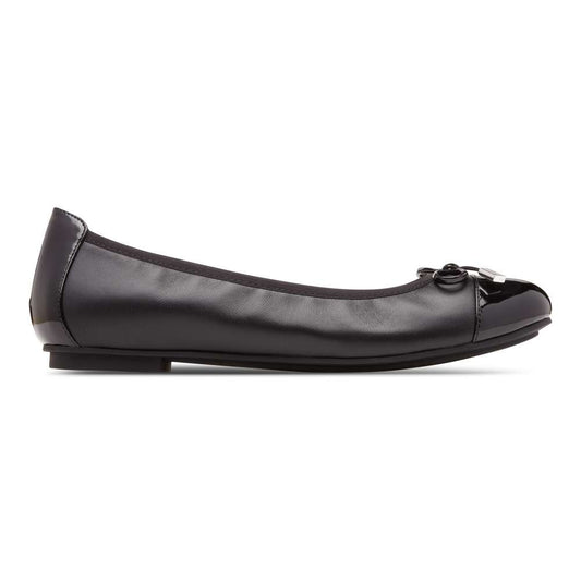 Minna Ballet Flat - Black Patent