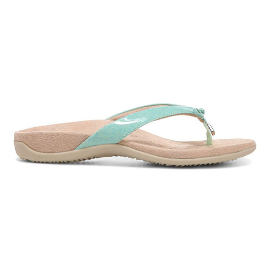 Bella Toe Post Sandal - Menta Tile