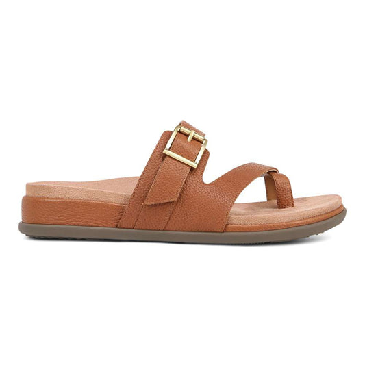 Carmela Slide Sandal - Tan
