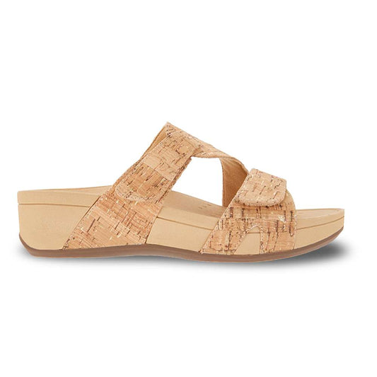 Kyla Platform Sandal - Gold Cork