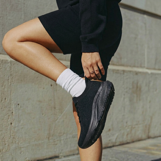 Lifestyle image for Allure Lace-Up Activate Sneaker - Black