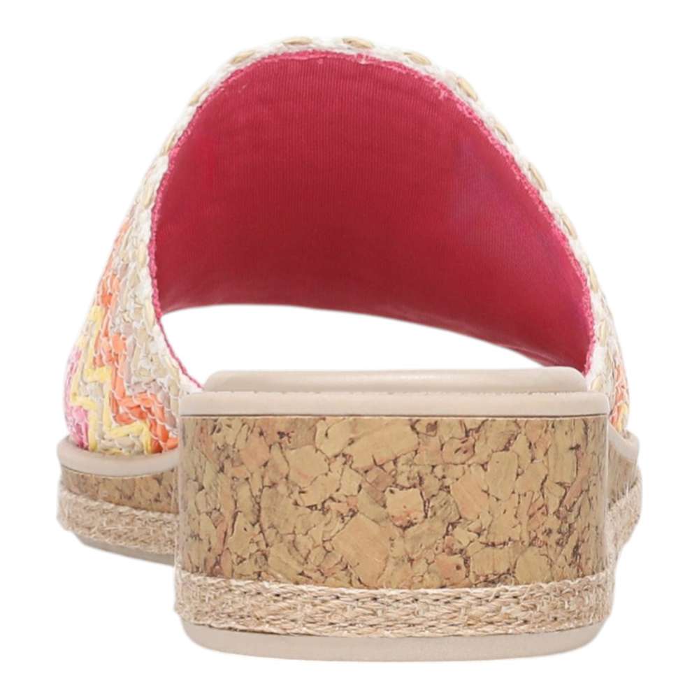 Breezy Wedge Sandals - Pink Tropical