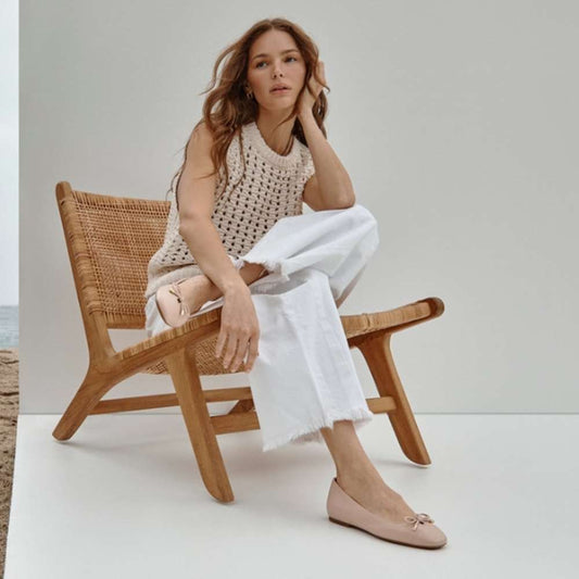 Lifestyle image for Klara Ballet Flat - Rose