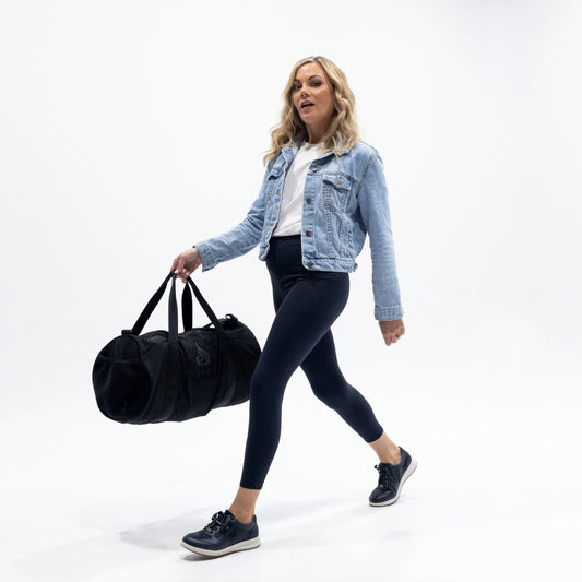 Lifestyle image for Boston Zip Casual Sneaker - Navy Lizard/Sapphire