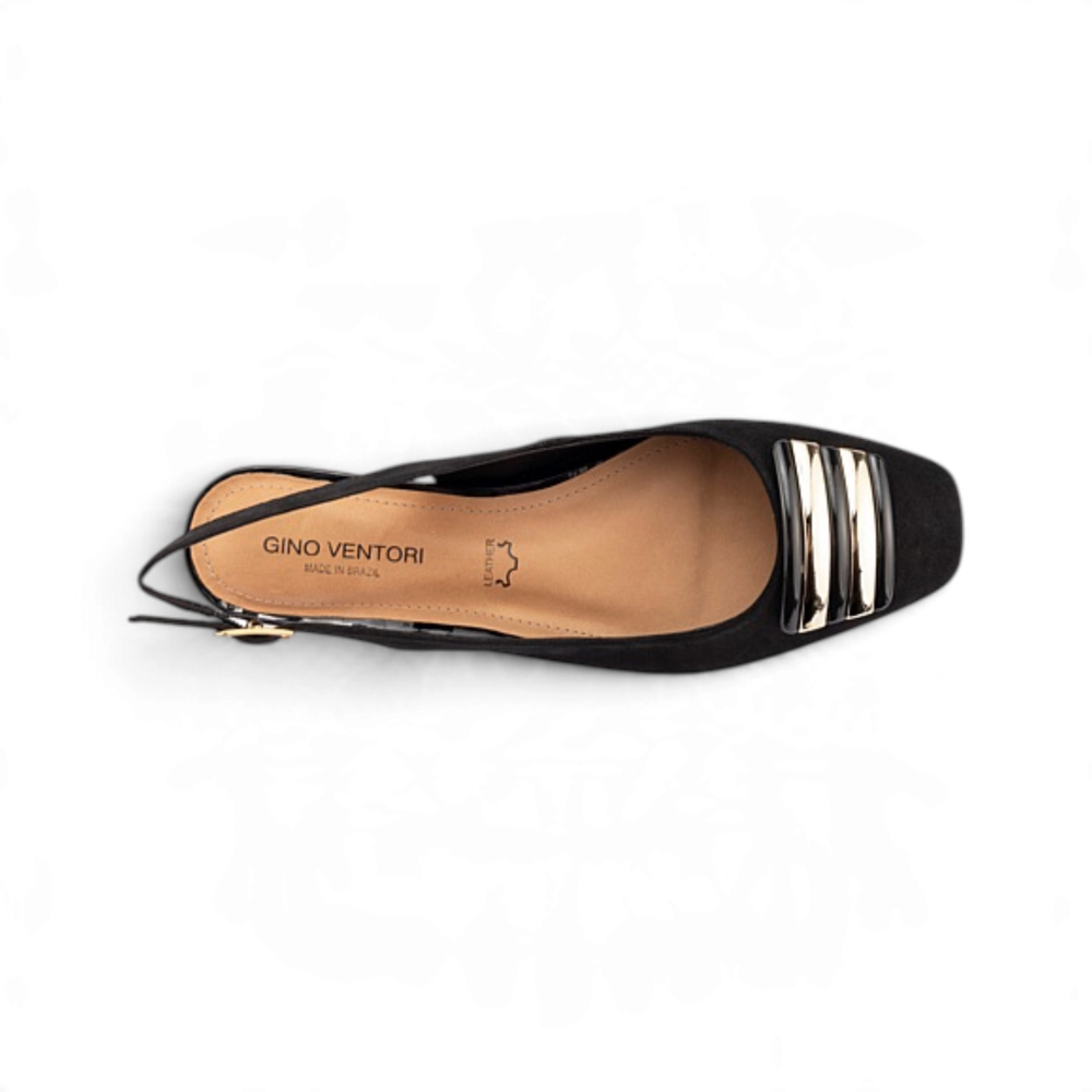 Marion Flats - Black Nubuck