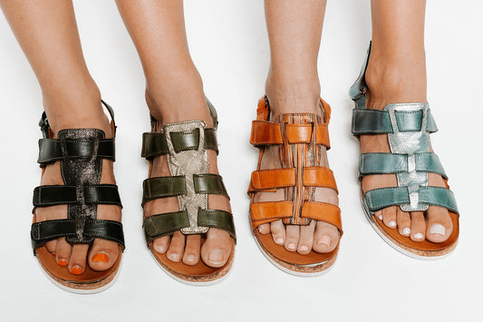 Lifestyle image for Santorini Gladiator Sandal - Khaki