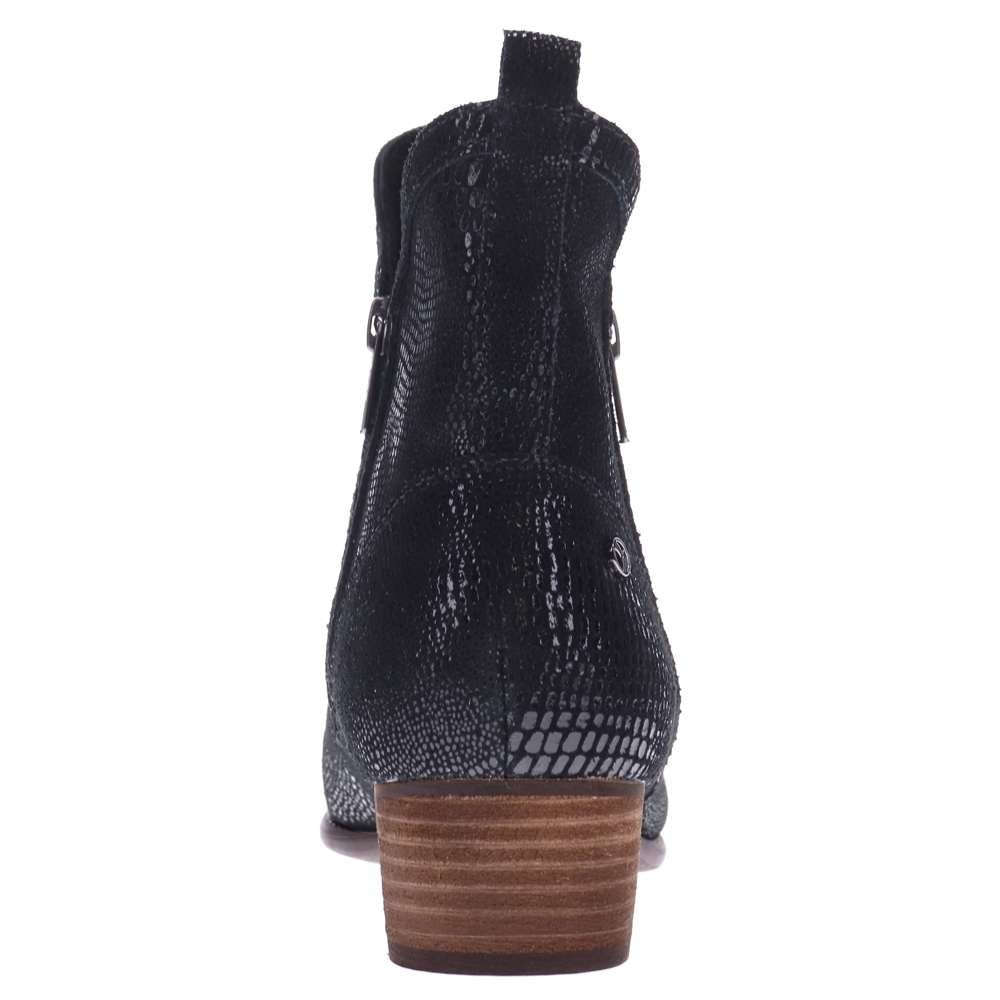Siena Bootie - Black Lizard