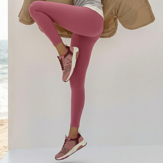 Lifestyle image for Walk Strider Knit Mesh Sneaker - Rose