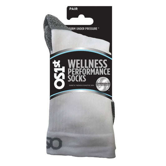 Crew Wellness Performance Sock (WP4) - White