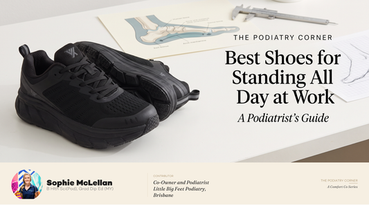 Vitasole Walker Mesh III shoe for standing all day in a clinical setting