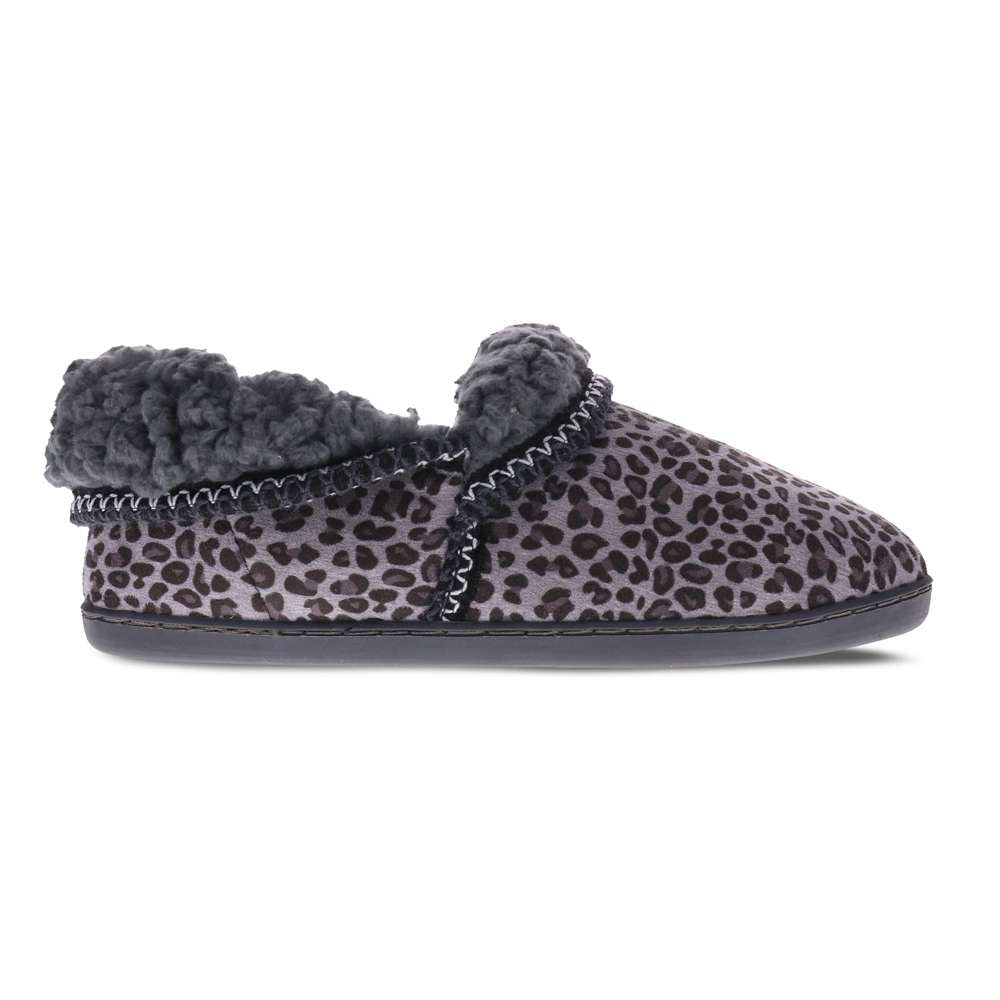 Snuggle Slipper - Black Leopard