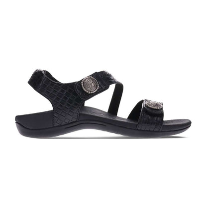 Arianna Brick Sandal - Black Brick