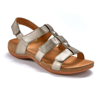 Aztec Backstrap Sandal - Pewter