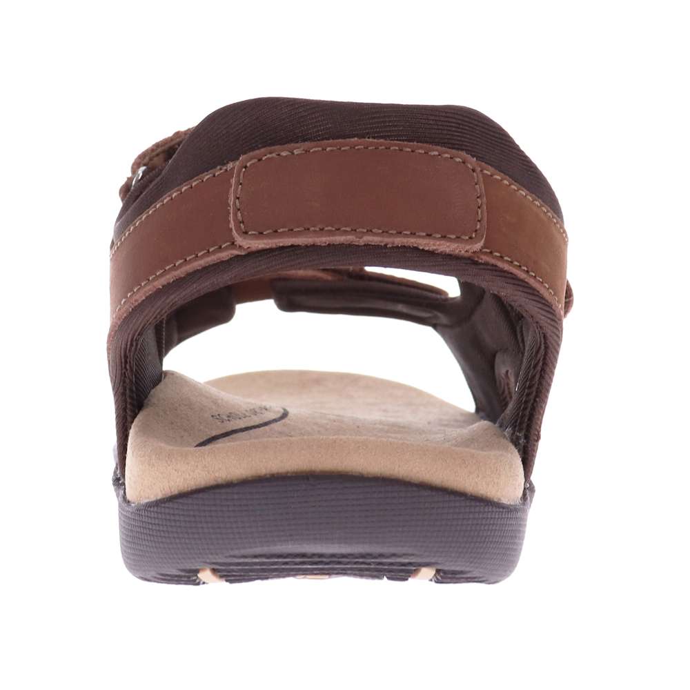 Crescent Adjustable Sandal - Brown