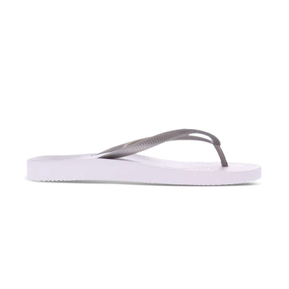 Fiji Toe Post Sandal - White/Silver