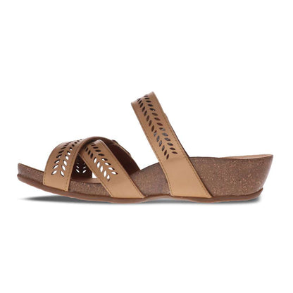 Joan Slide Wedge - Beige