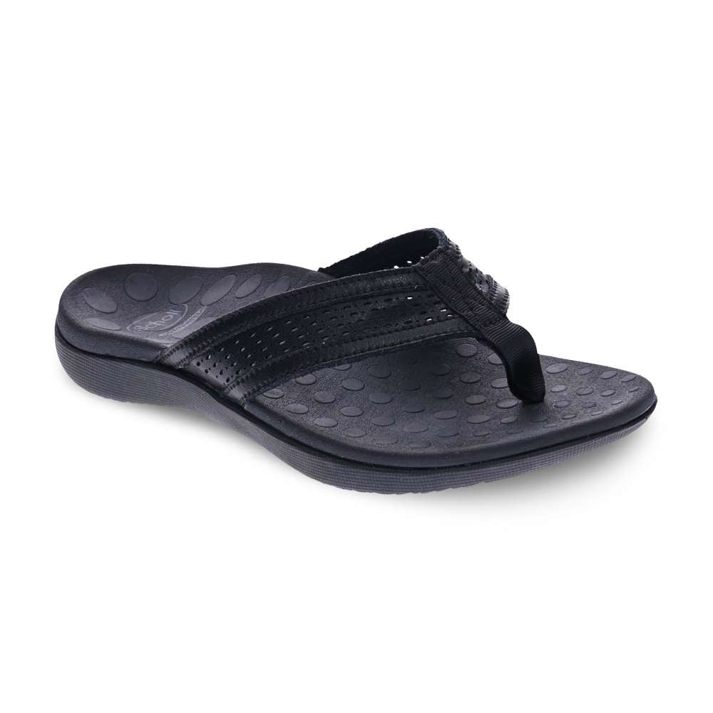 Spark Toe Post Sandal - Black