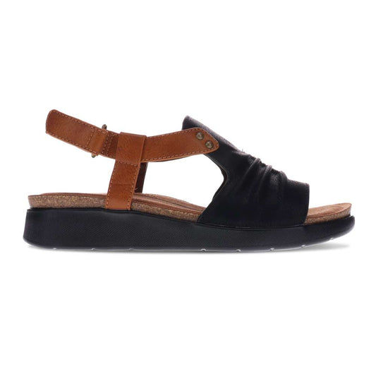Tyler Backstrap Sandal - Black/Brown