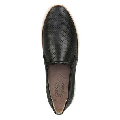 Jade Slip-On Sneaker - Black Leather