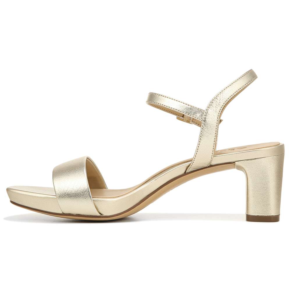 Ivy Heeled Sandal - Champagne