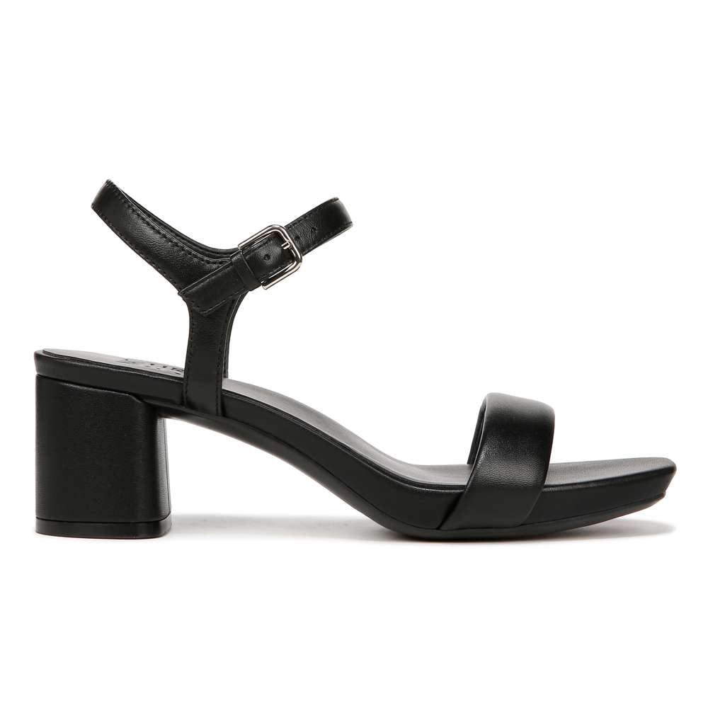 Izzy Heeled Sandal - Black