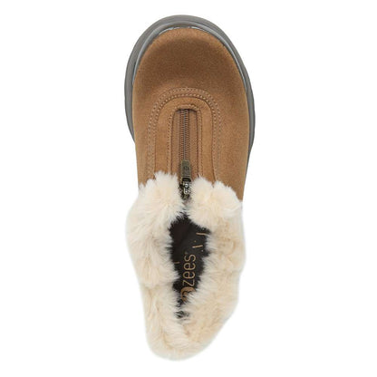 Golden Zip Bootie - Toffee