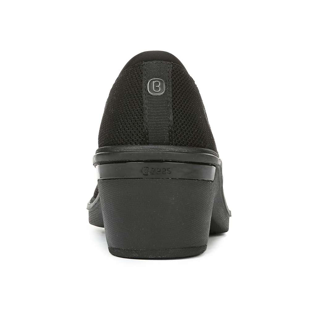 Tiramisu Slip-On Wedge - Black