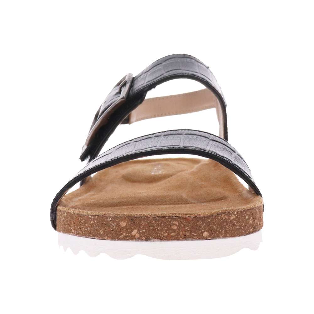 Brag Sandal - Black Croc