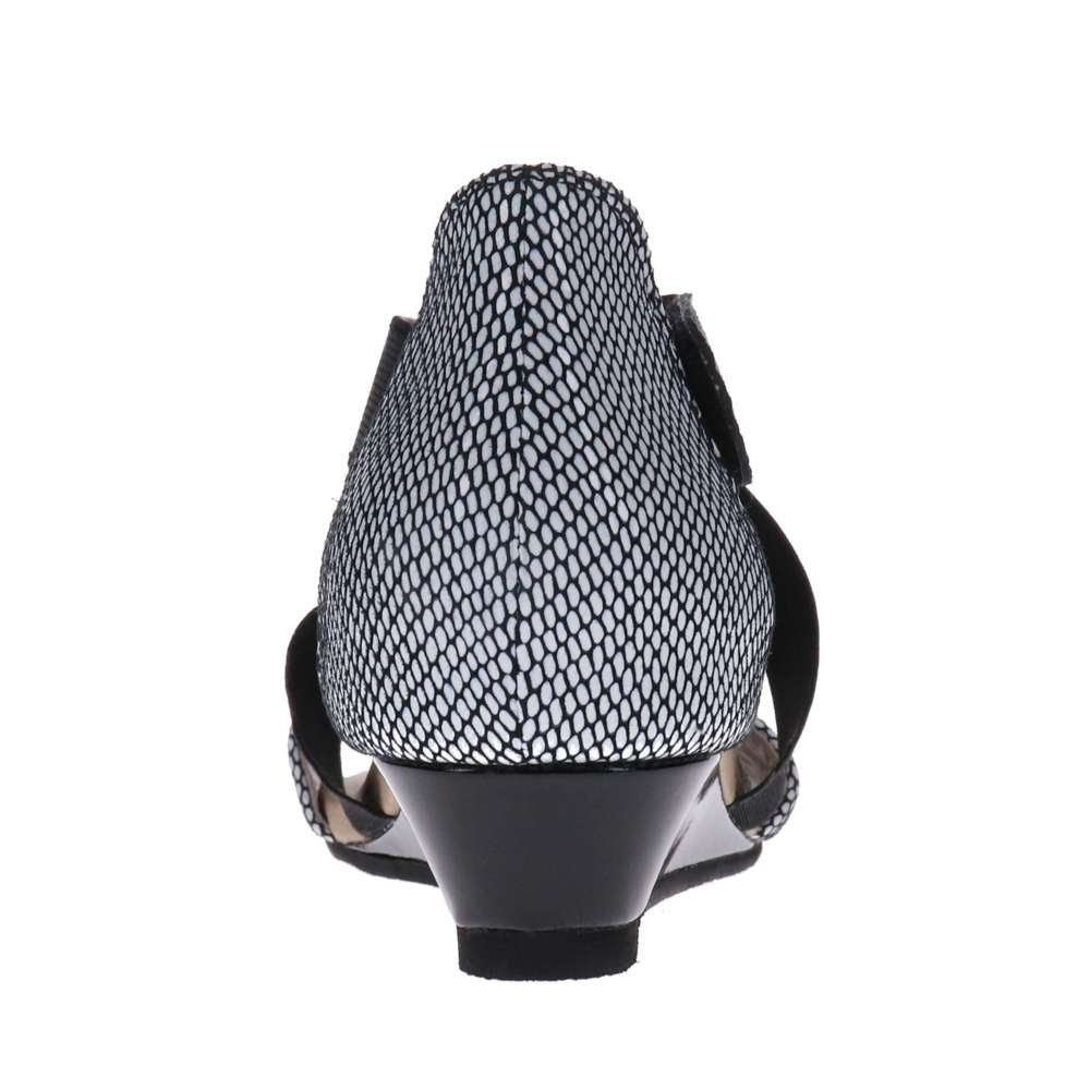 Hydro Wedge Sandal - Black/White