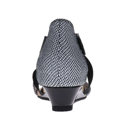 Hydro Wedge Sandal - Black/White