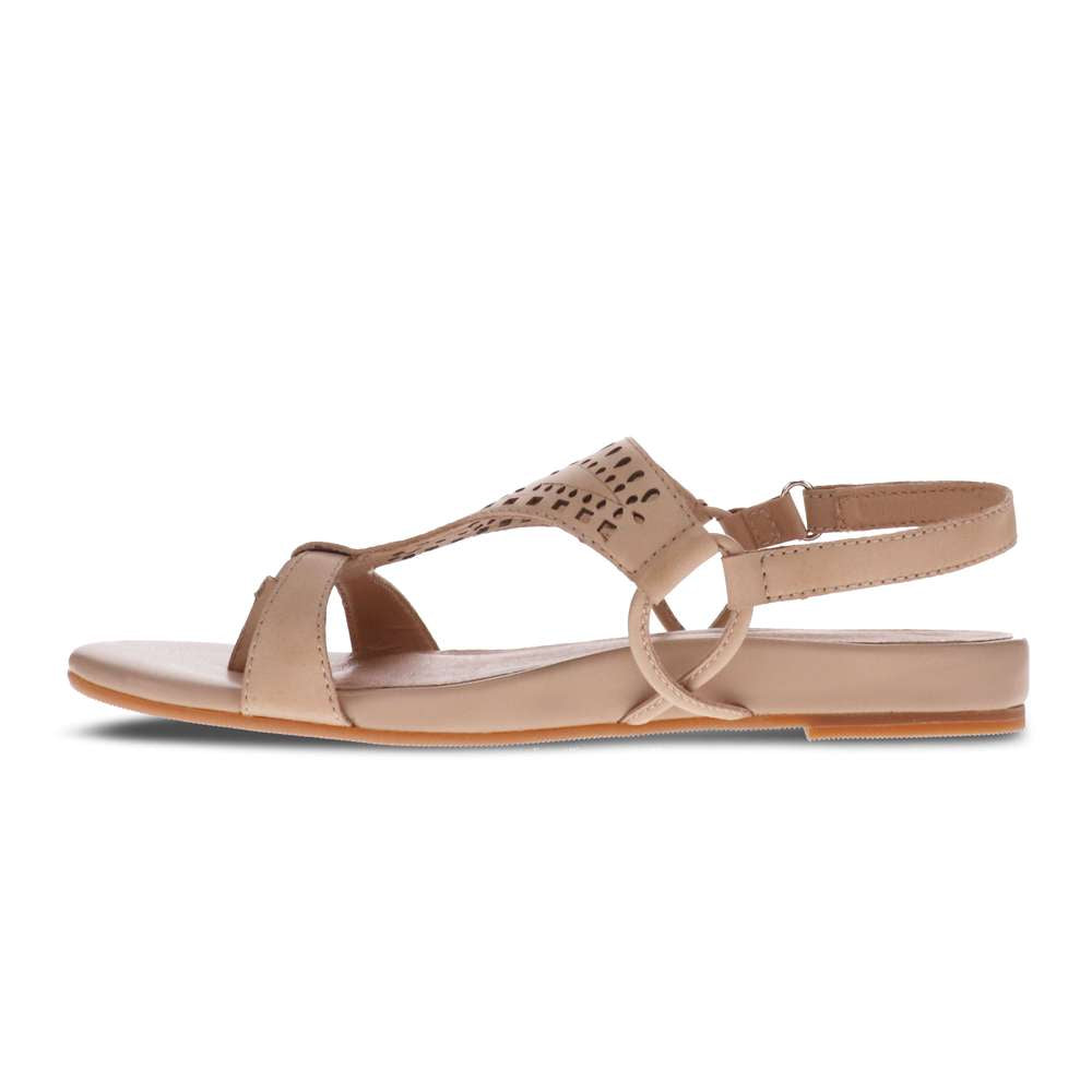 Maggie Flat Sandal - Beige