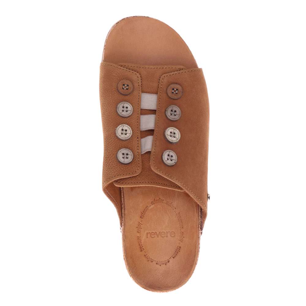 Antalya Slide Sandal - Caramel