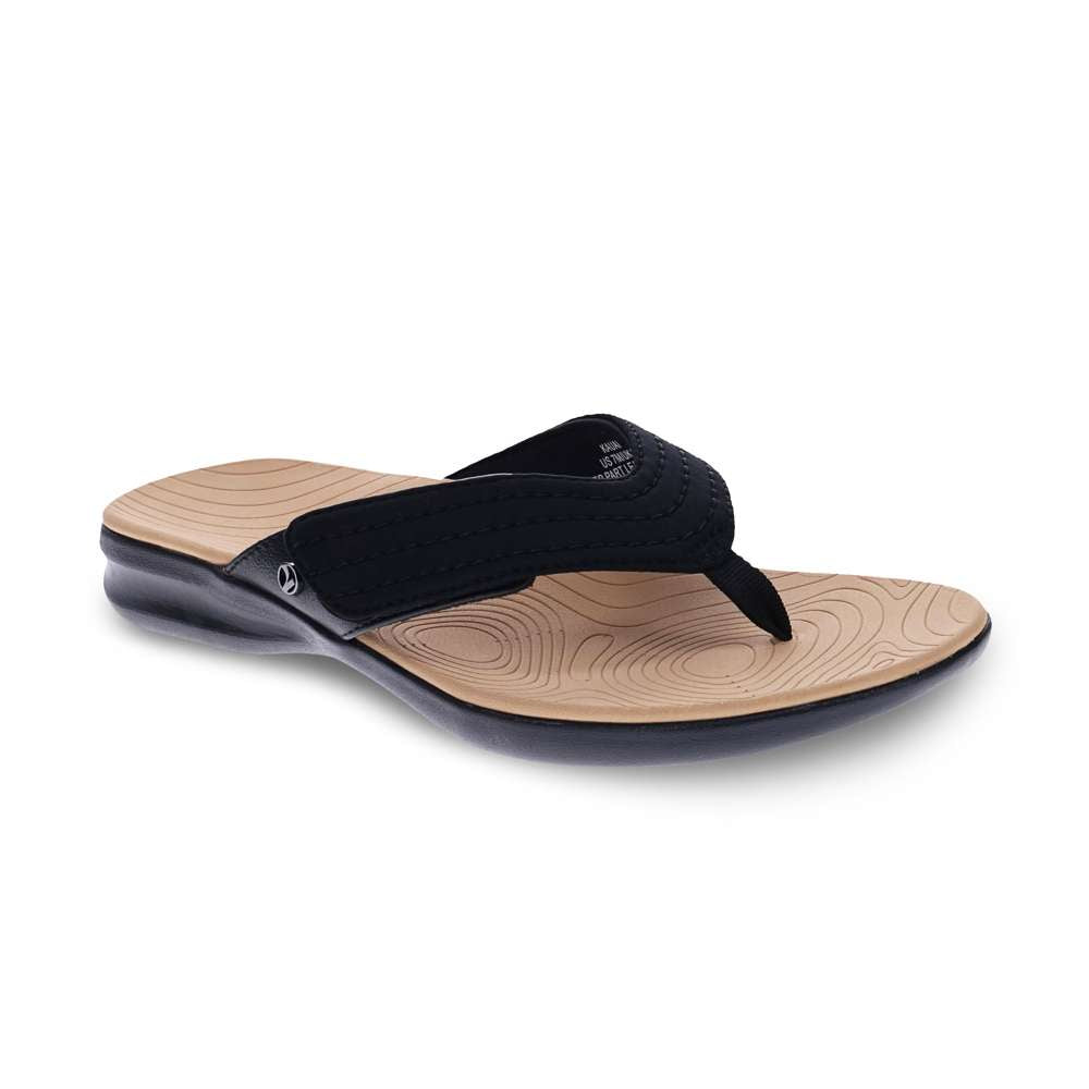 Kauai Toe Post Sandal - Black