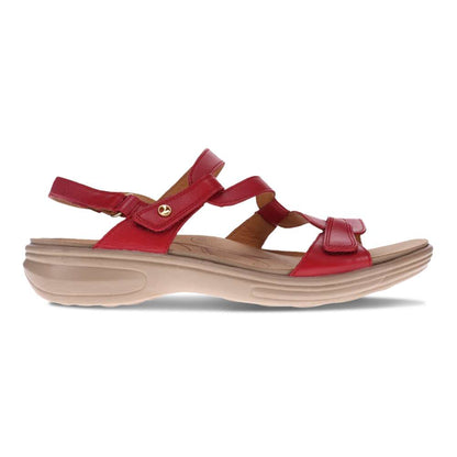Miami Adjustable Sandal - Ruby Red