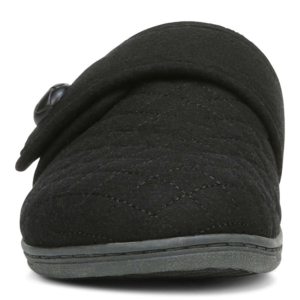 Carlin Mule Slipper - Black