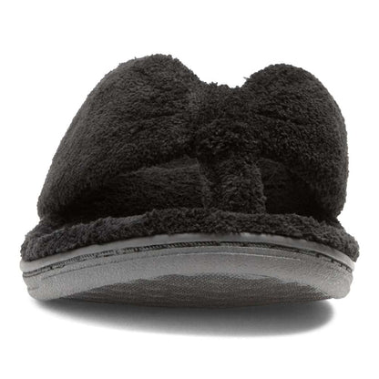 Gracie Toe Post Slipper - Black