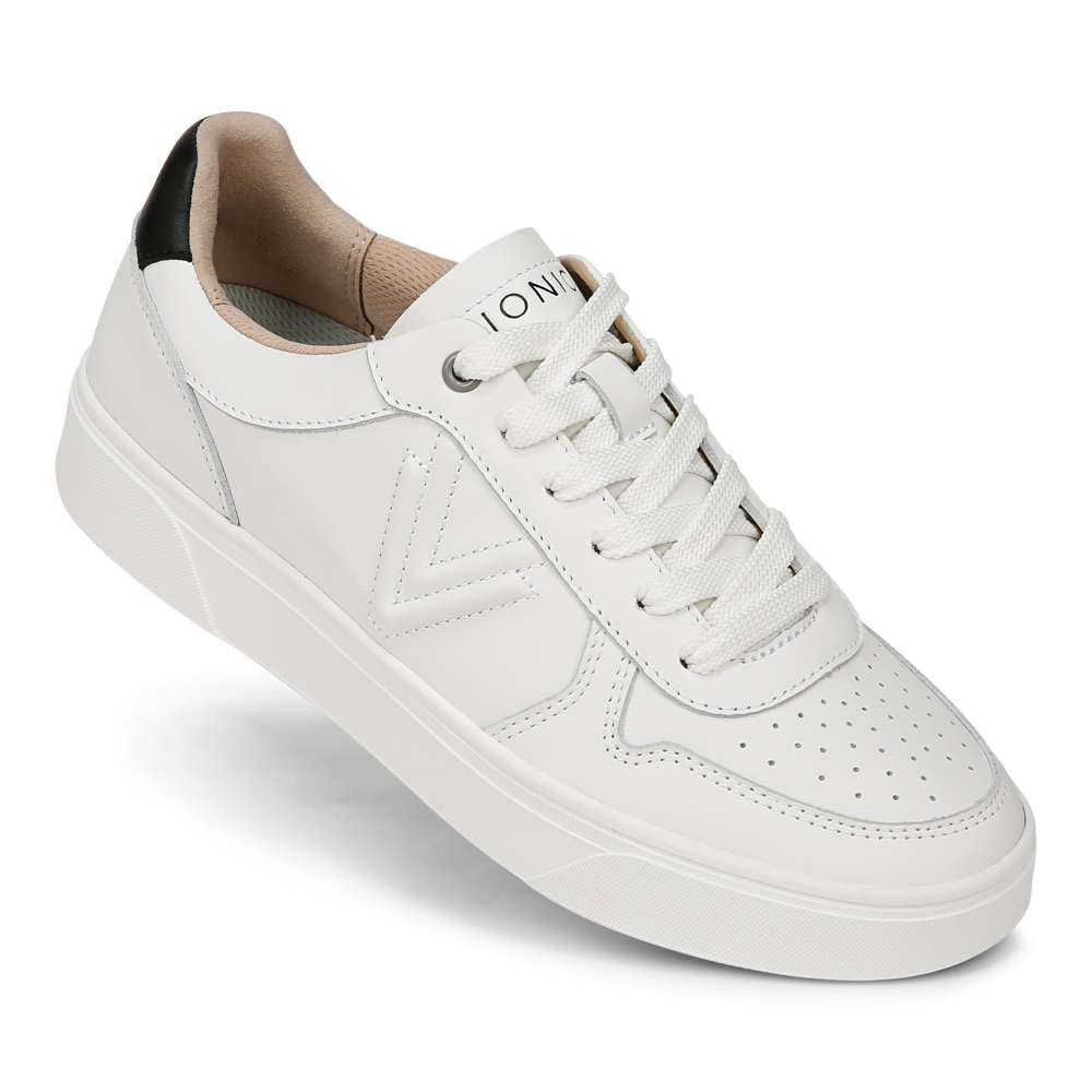 Kimmie Court Sneaker - White Leather
