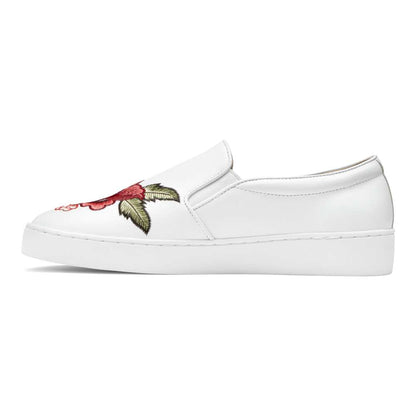 Midi Slip-On Sneaker - White Floral
