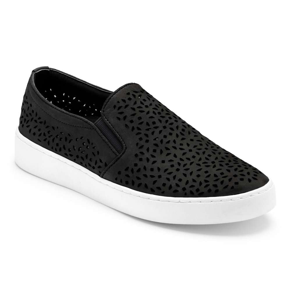 Midi Perf Slip-On Sneaker - Black