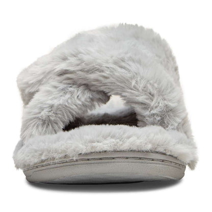 Relax Plush Slipper - Light Grey