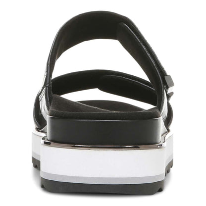 Brandie Flatform Slide Sandal - Black