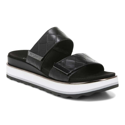 Brandie Flatform Slide Sandal - Black