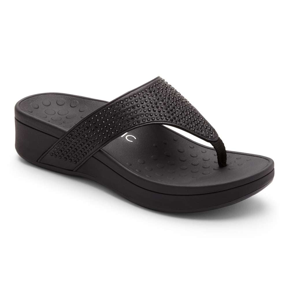 Naples Platform Sandal - Black
