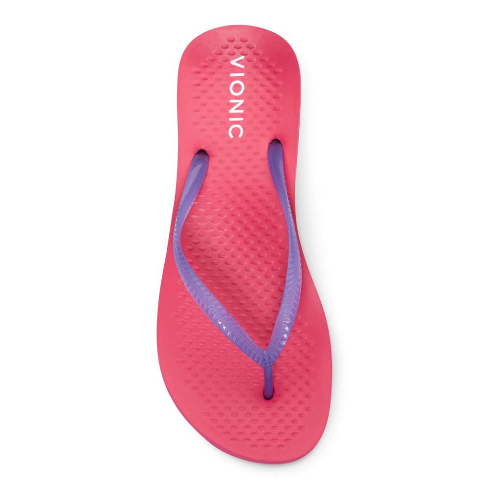 Noosa Solid Toe Post Sandal - Pink/Purple
