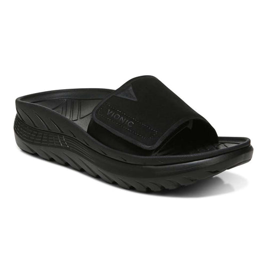 Rejuvenate Recovery Sandal - Black/Black