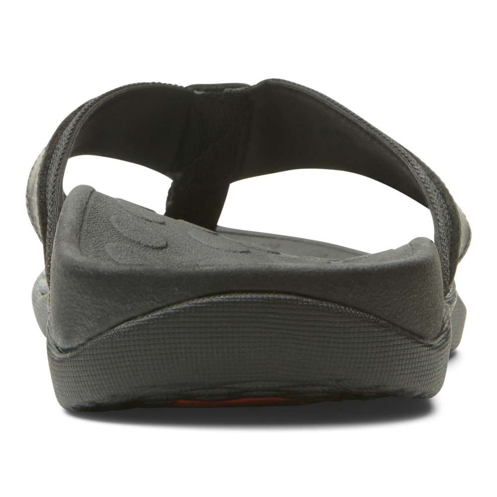 Men's Tide Toe Post Sandal - Black