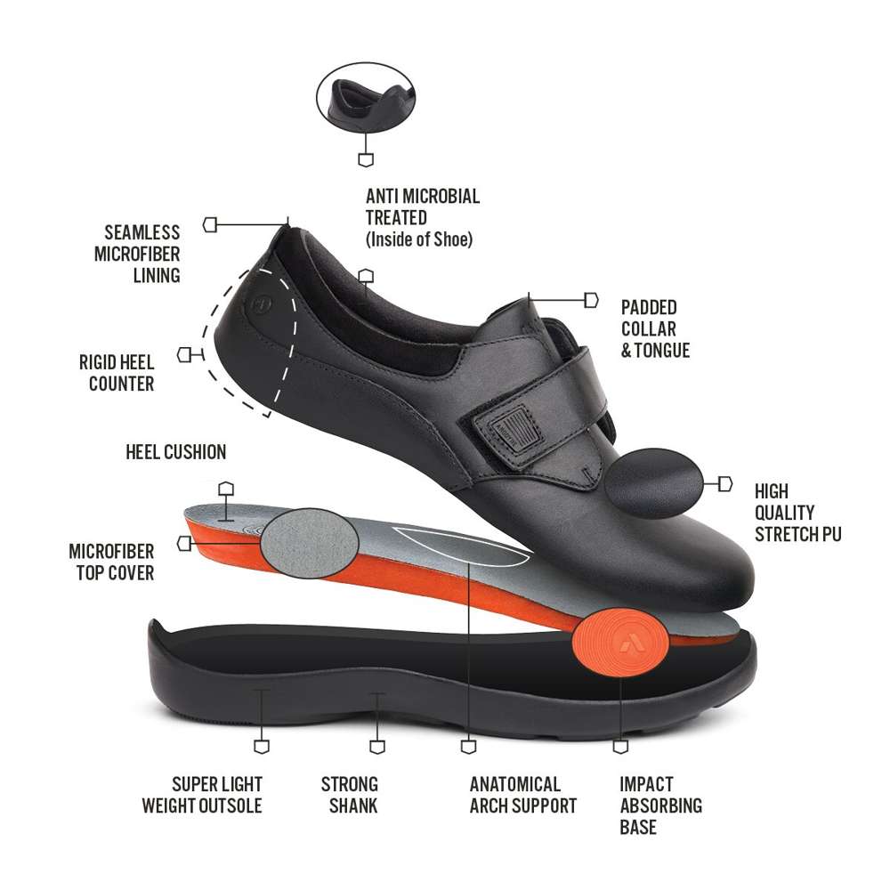 No. 67 Casual Comfort - Black