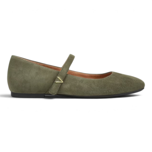 Alameda Mary-Jane Flat - Olive