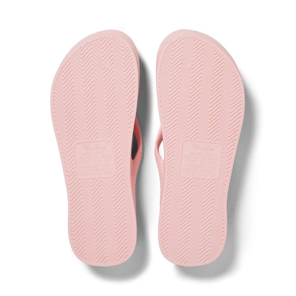 Arch Support Thongs - Light Pink